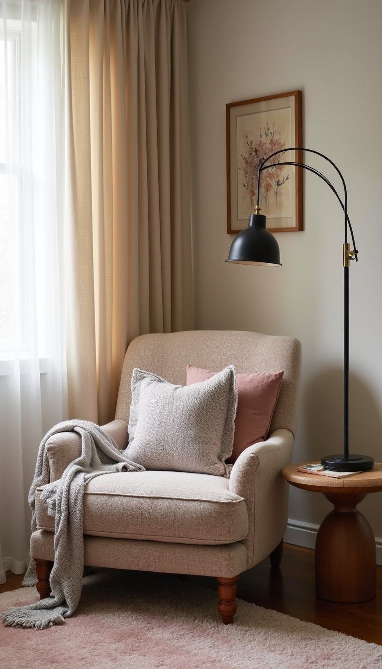 Oversized Accent Chair With Layered Cushions