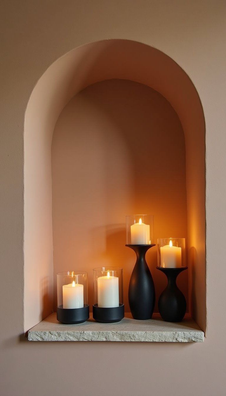 Floating Candle Display For Moody Ambient Lighting