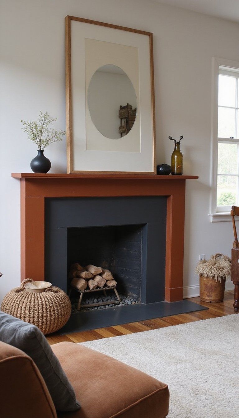 Bold Fireplace Surrounds In Dual Colors