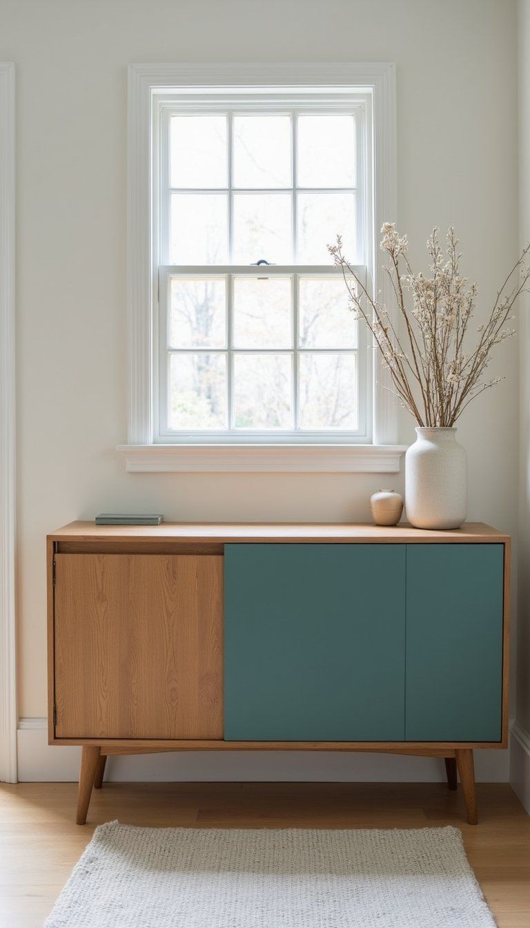 Half-Painted Furniture For Subtle Edge