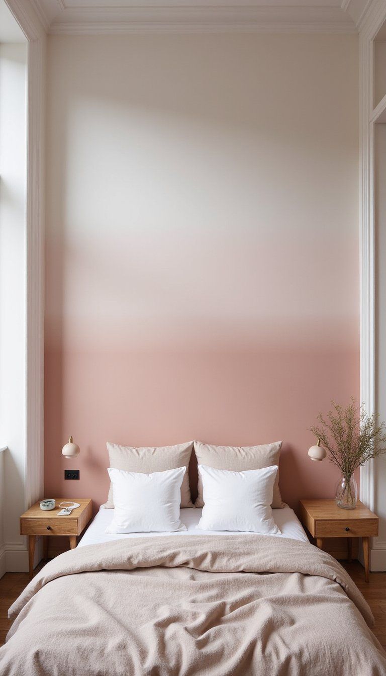 Monochrome Gradient Wall For Subtle Drama