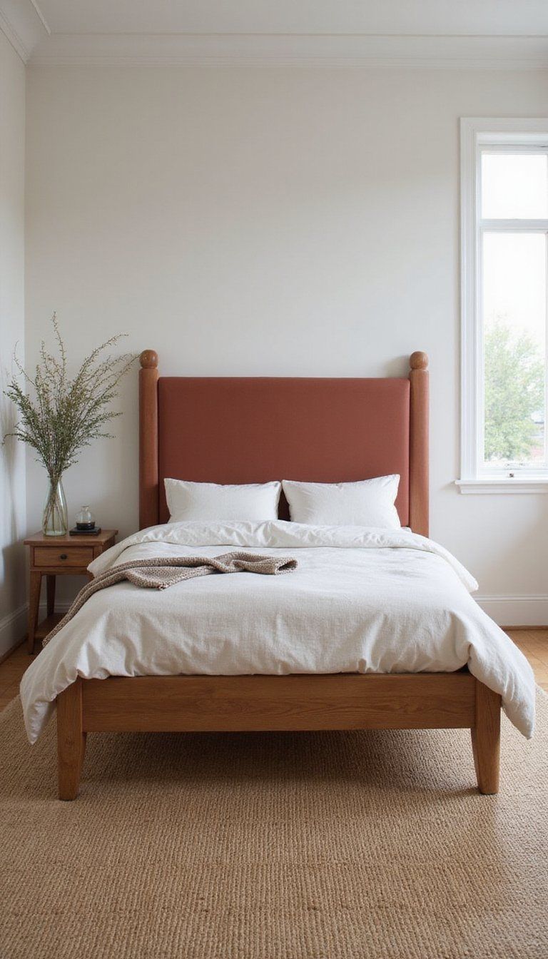 Two-Tone Bed Frame For Vintage-Modern Mix