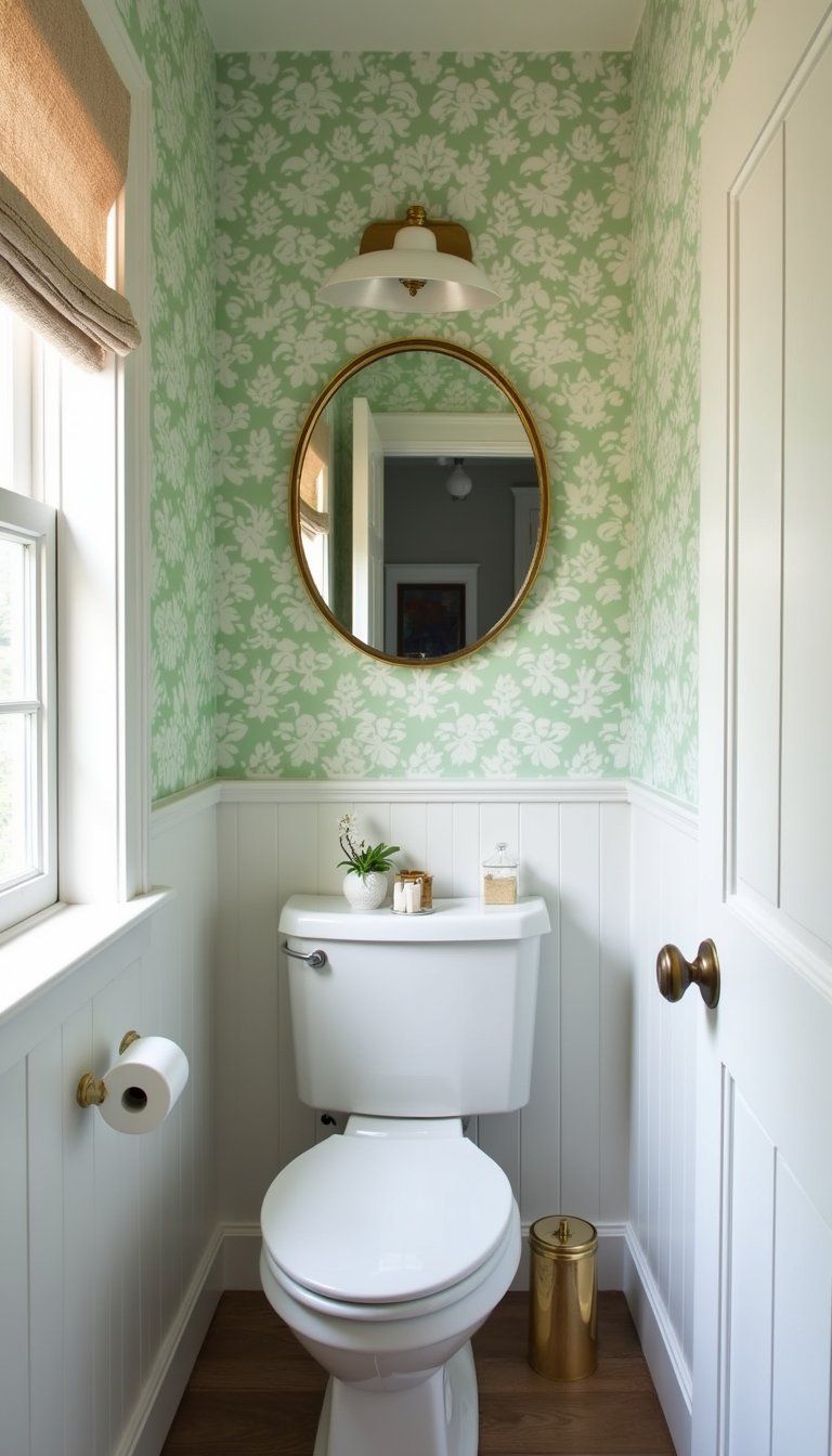 Add Removable Wallpaper To Elevate Short Walls