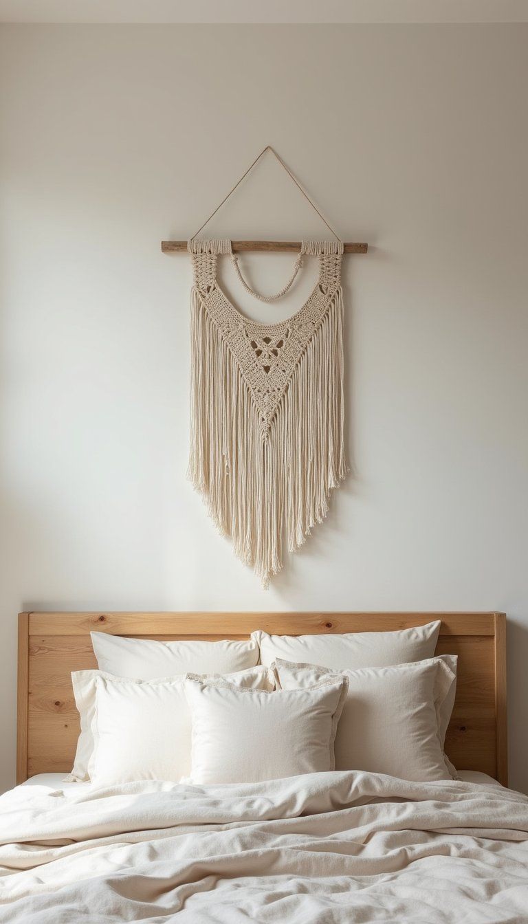 DIY Macramé Or Woven Wall Hanging For Texture