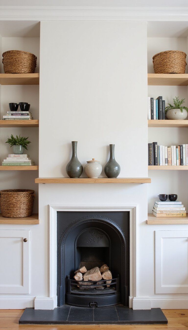 Symmetrical Shelving Layout For Balanced Display