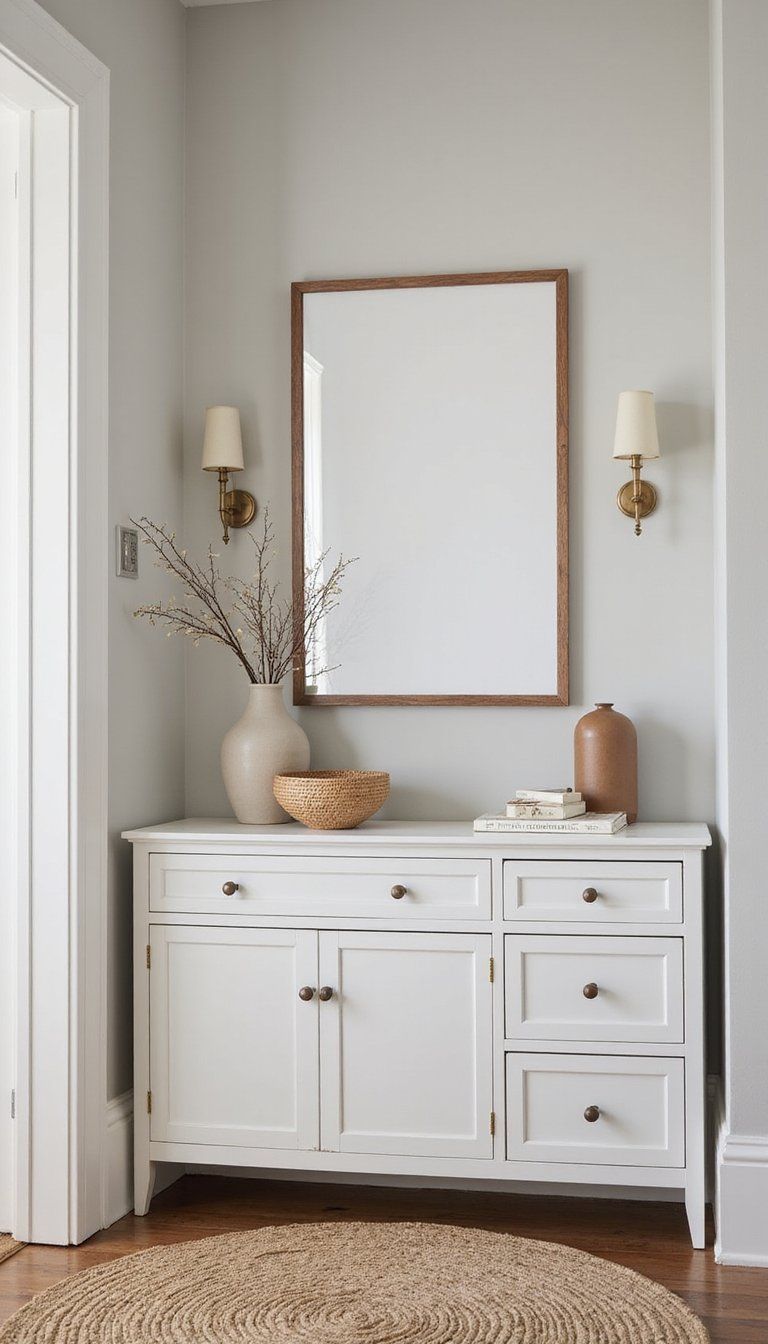 Console With Hidden Drawers For Clutter Free Look