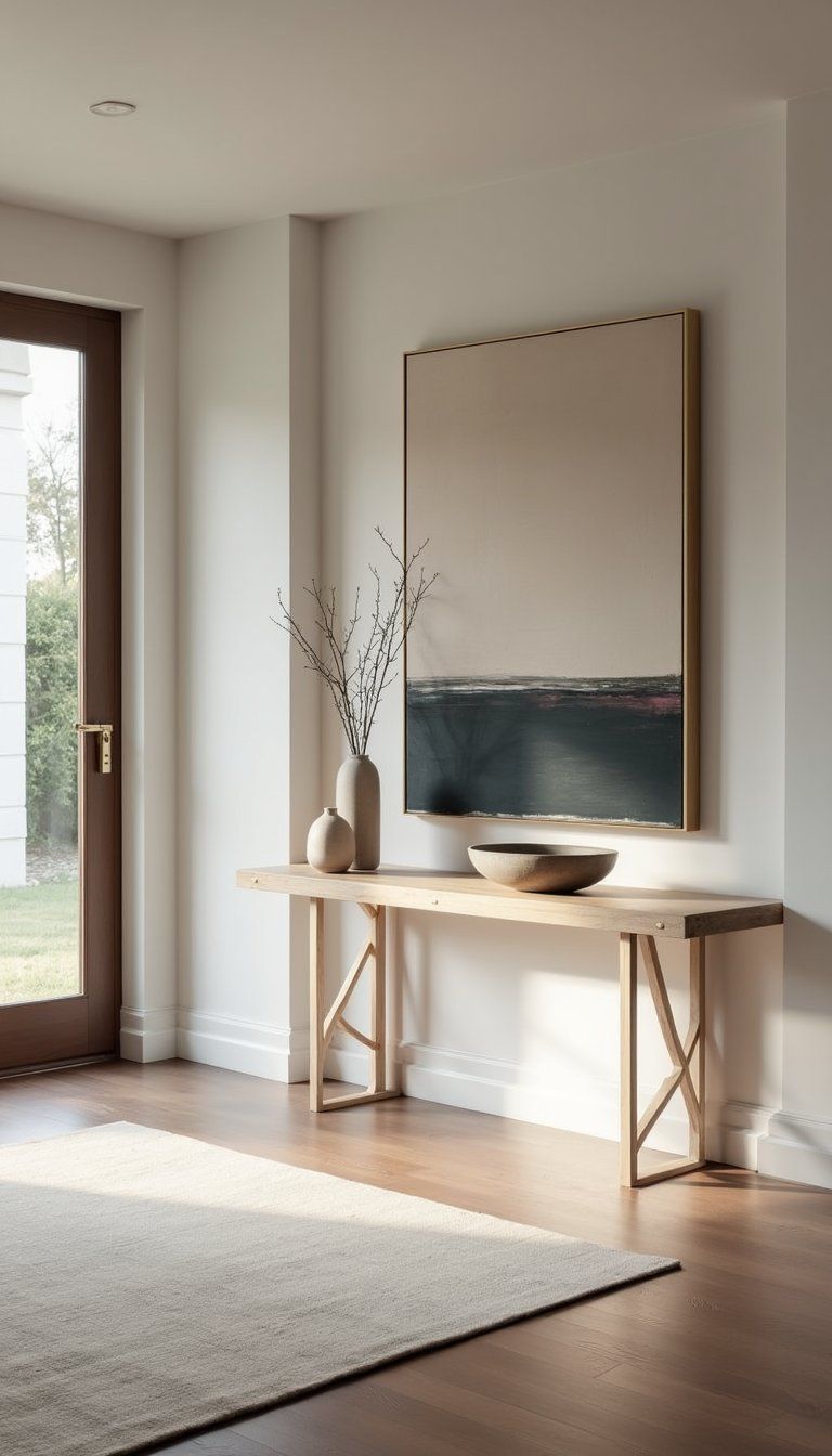 Sculptural Console With Art-Led Styling Focus