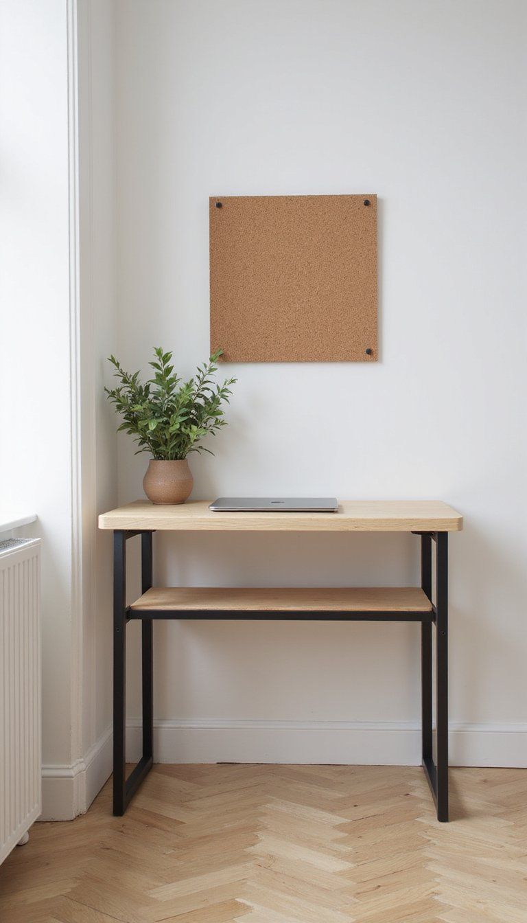 Compact Corner Standing Desk For Small Spaces