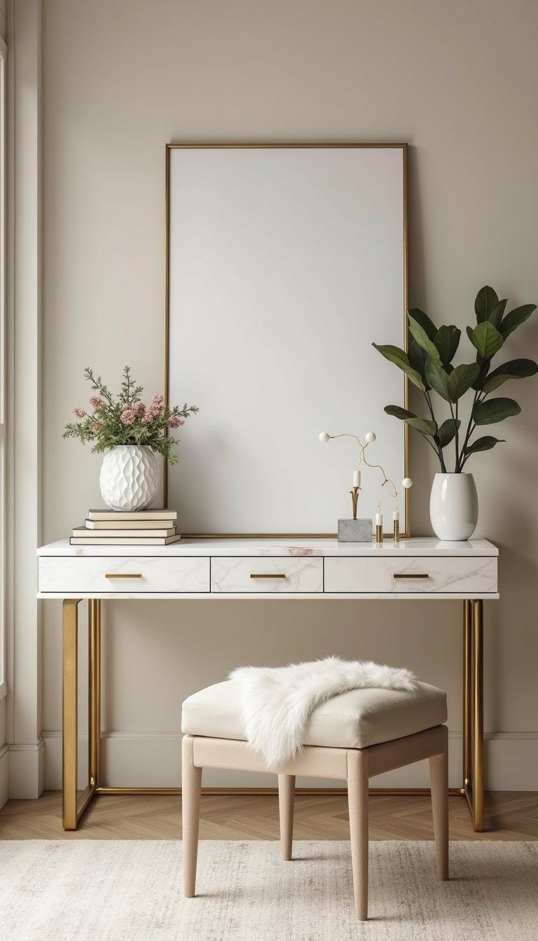 Multi Functional Console Desk For Dual Use