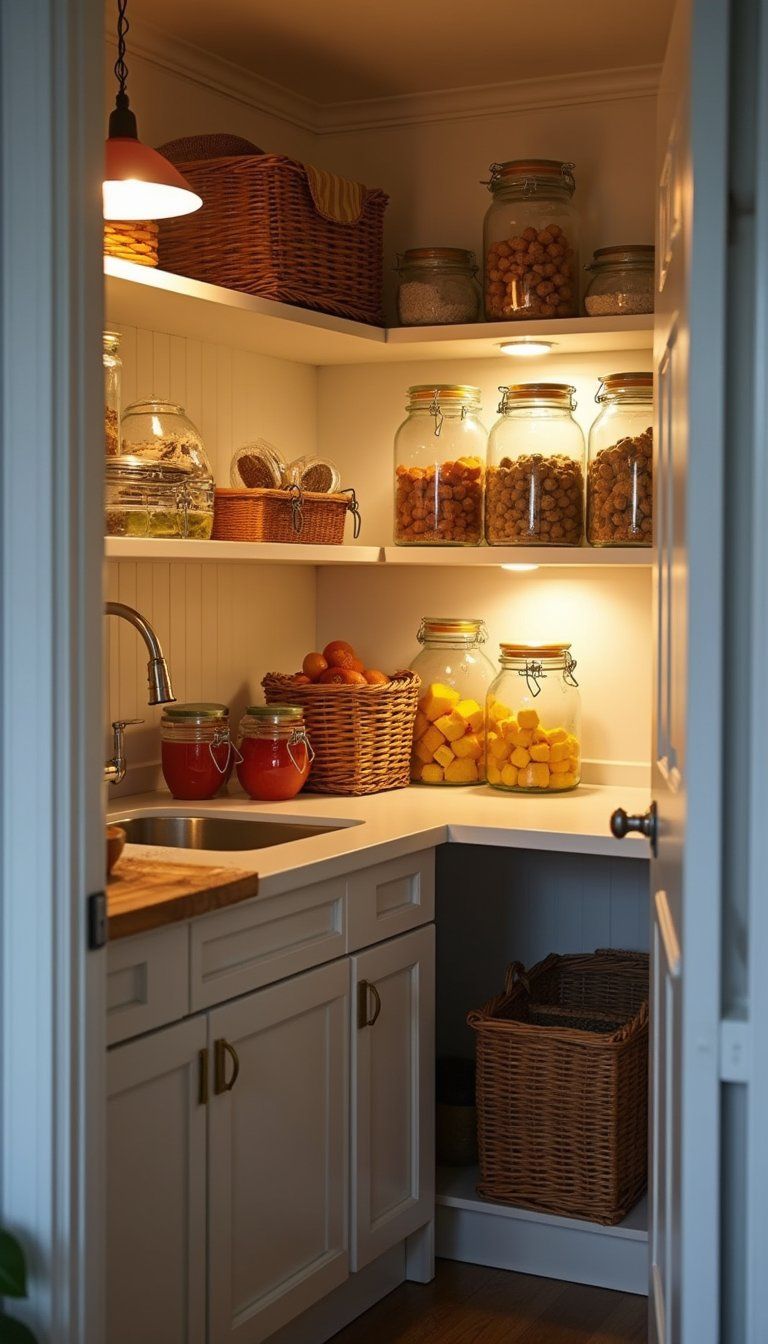 Clip-On LED Lights For Dim Pantry Corners