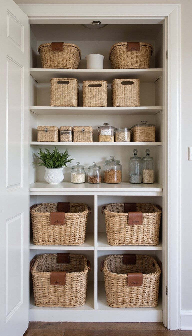 Matching Baskets For Grouped Bulk Storage