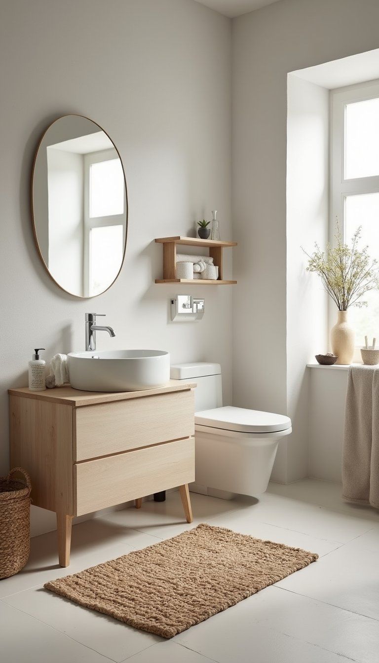 Minimal Coastal Zen With Soft Neutrals And Texture