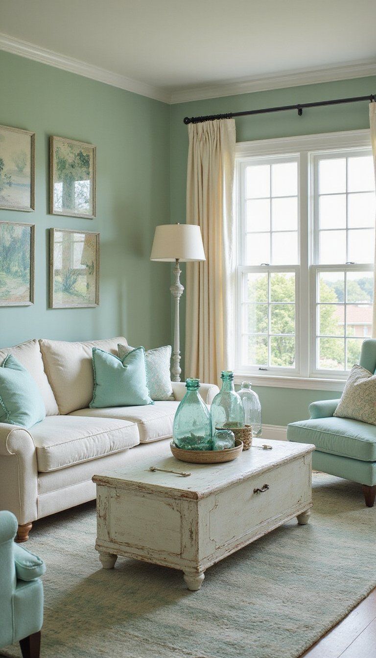 Sea Glass Color Palette For Subtle Coastal Hues