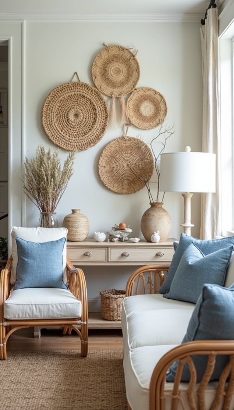 Woven Wall Hangings For Soft Coastal Boho Touch