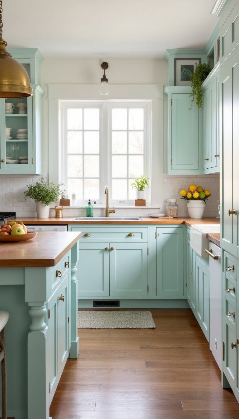 Pastel Painted Island For A Soft Cottage Pop