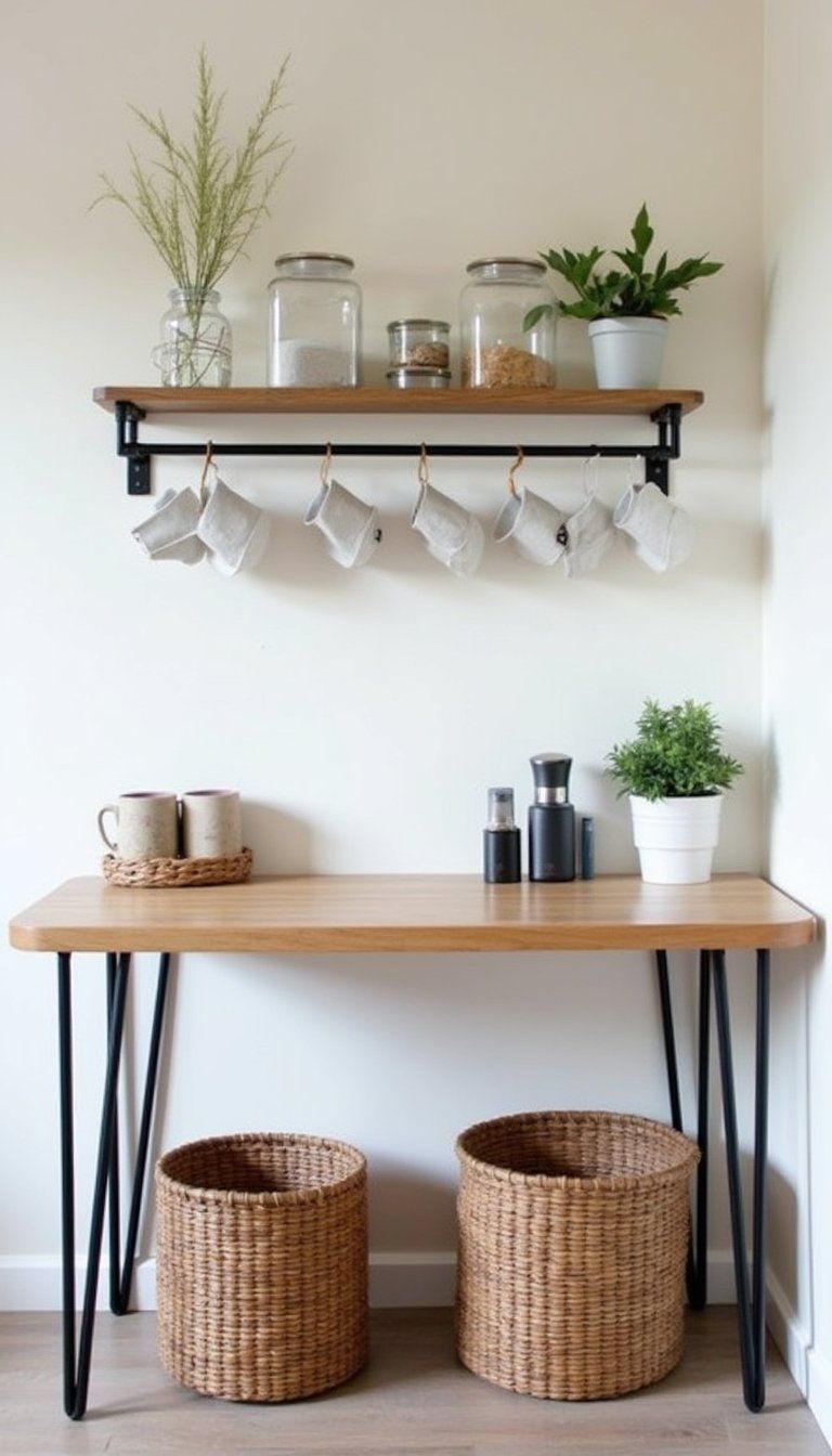 Budget-Friendly IKEA Hack Coffee Counter Idea