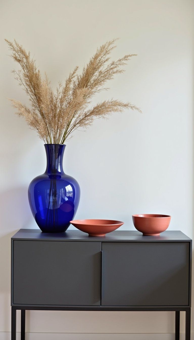 Bold Color Pop Against Neutral Backdrop