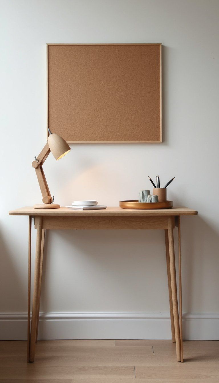 Console Doubles As A Home Office Nook