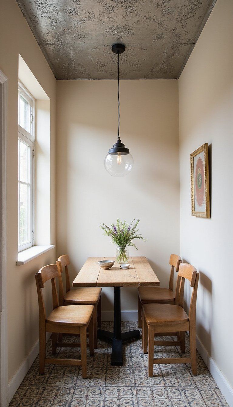 Pressed Tin Ceiling For Vintage Glam Appeal