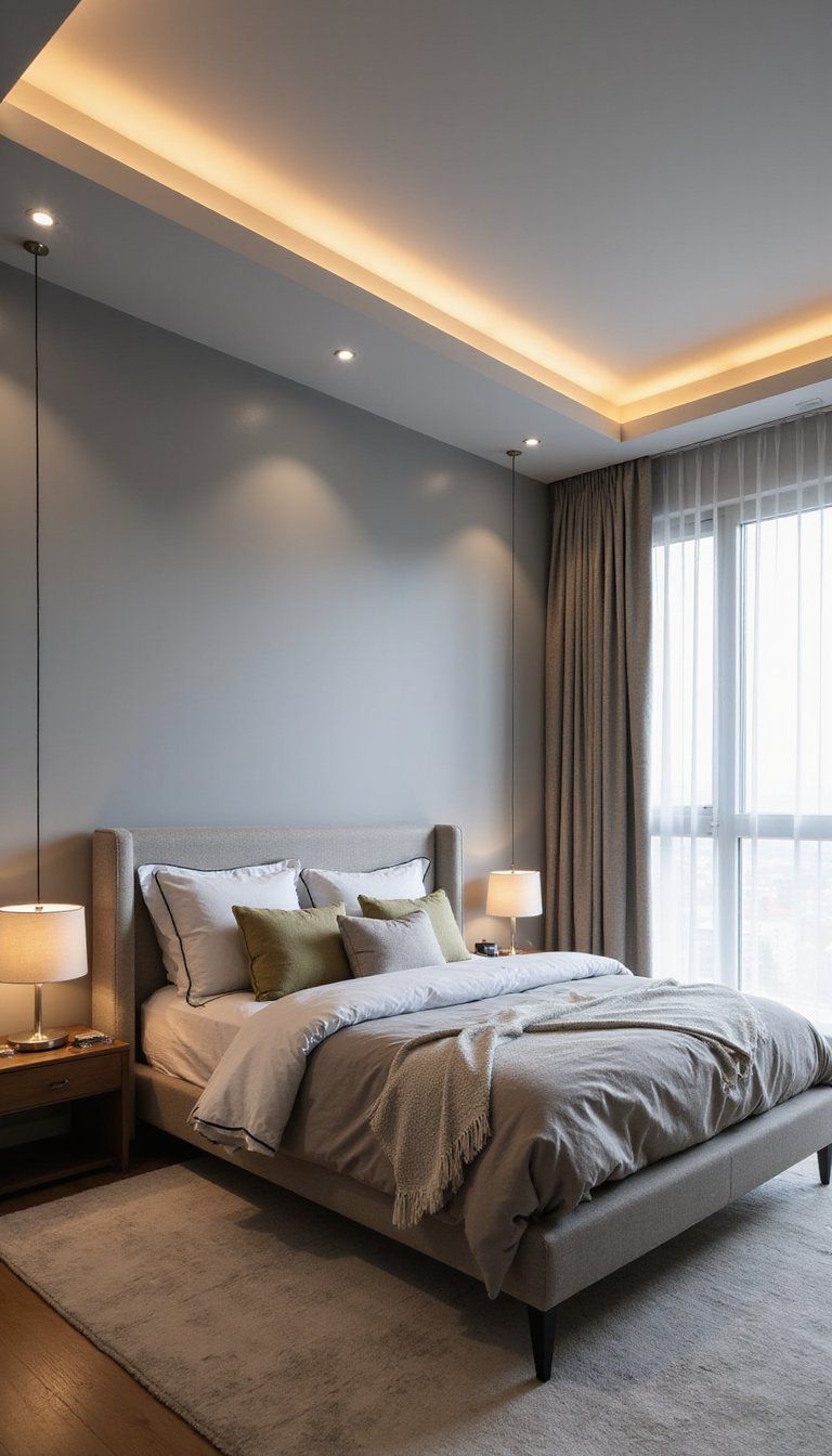 Tray Ceiling With Hidden LED Mood Lighting