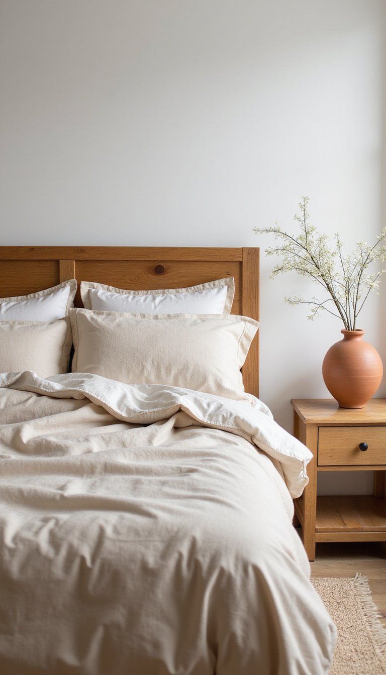 Airy Linen Textiles In Neutral Desert Hues