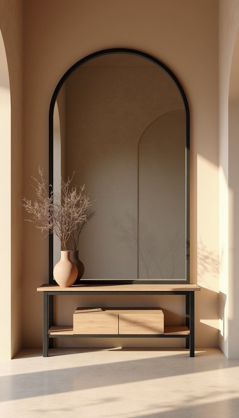 Arched Mirrors And Doorways To Soften Spaces