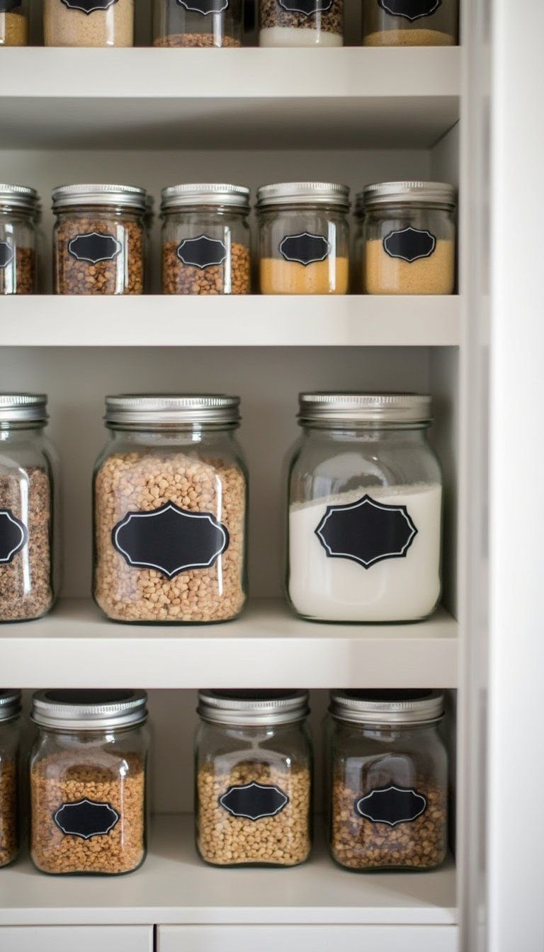 Chalkboard Label Pantry Organization Labels