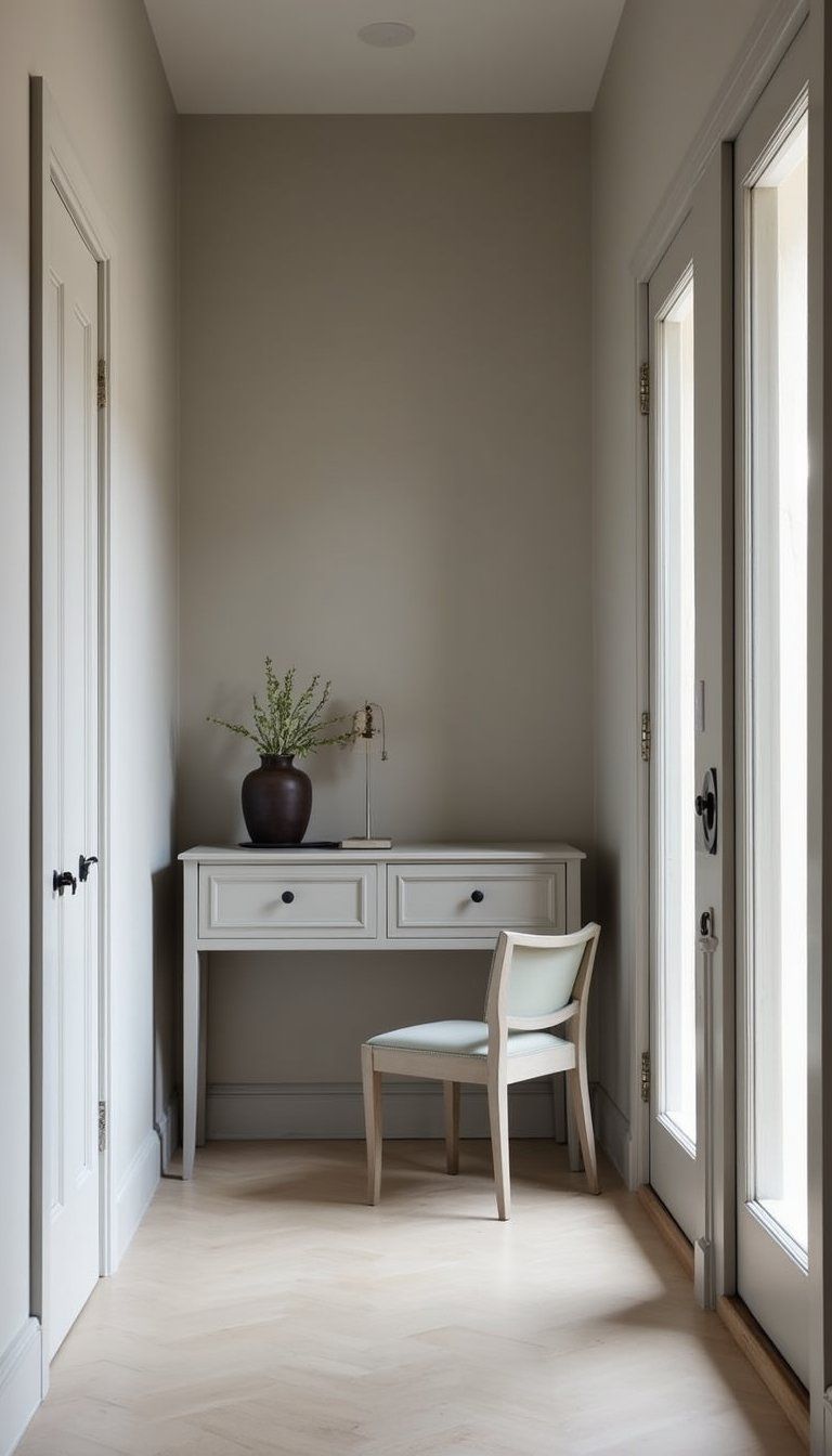 Console With Hidden Storage For Clutter