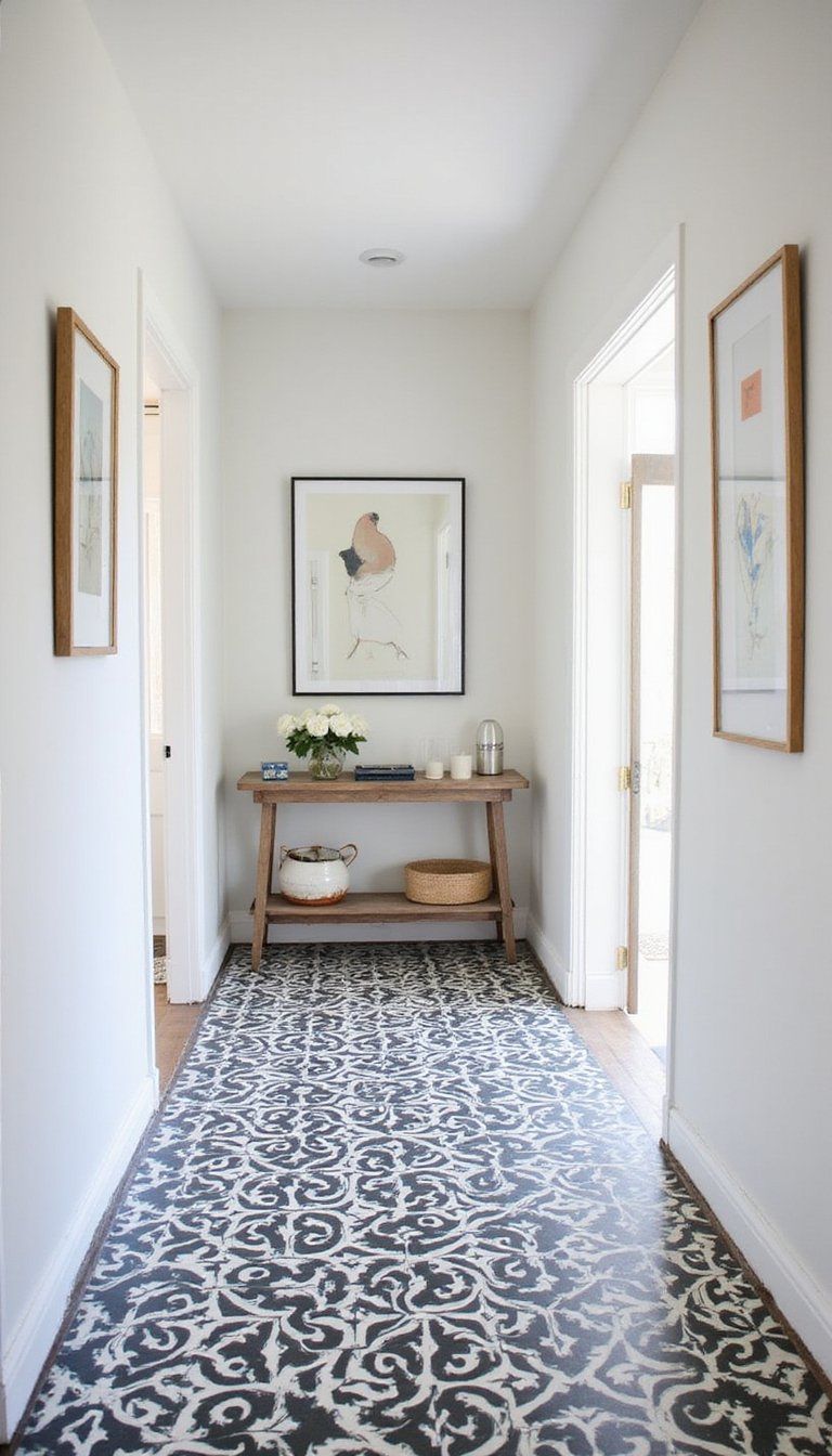 Patterned Tile Floor For Graphic Impact
