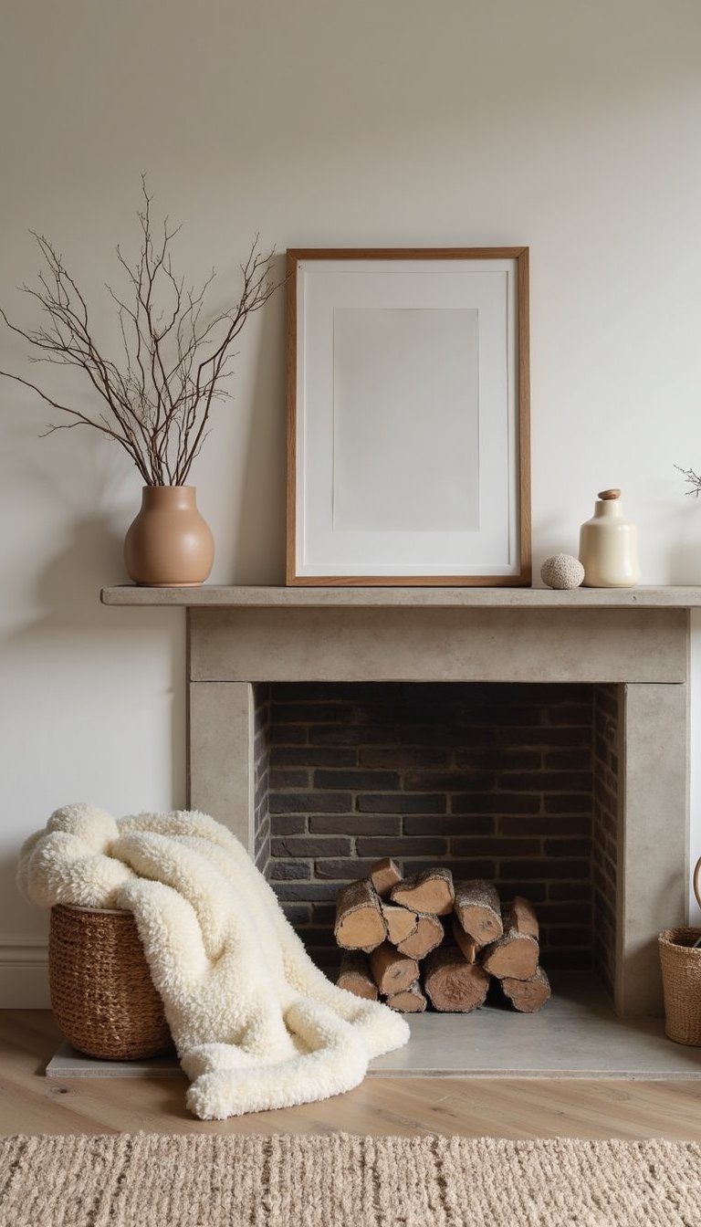 Cozy Textiles: Throws, Baskets, And Sheepskin