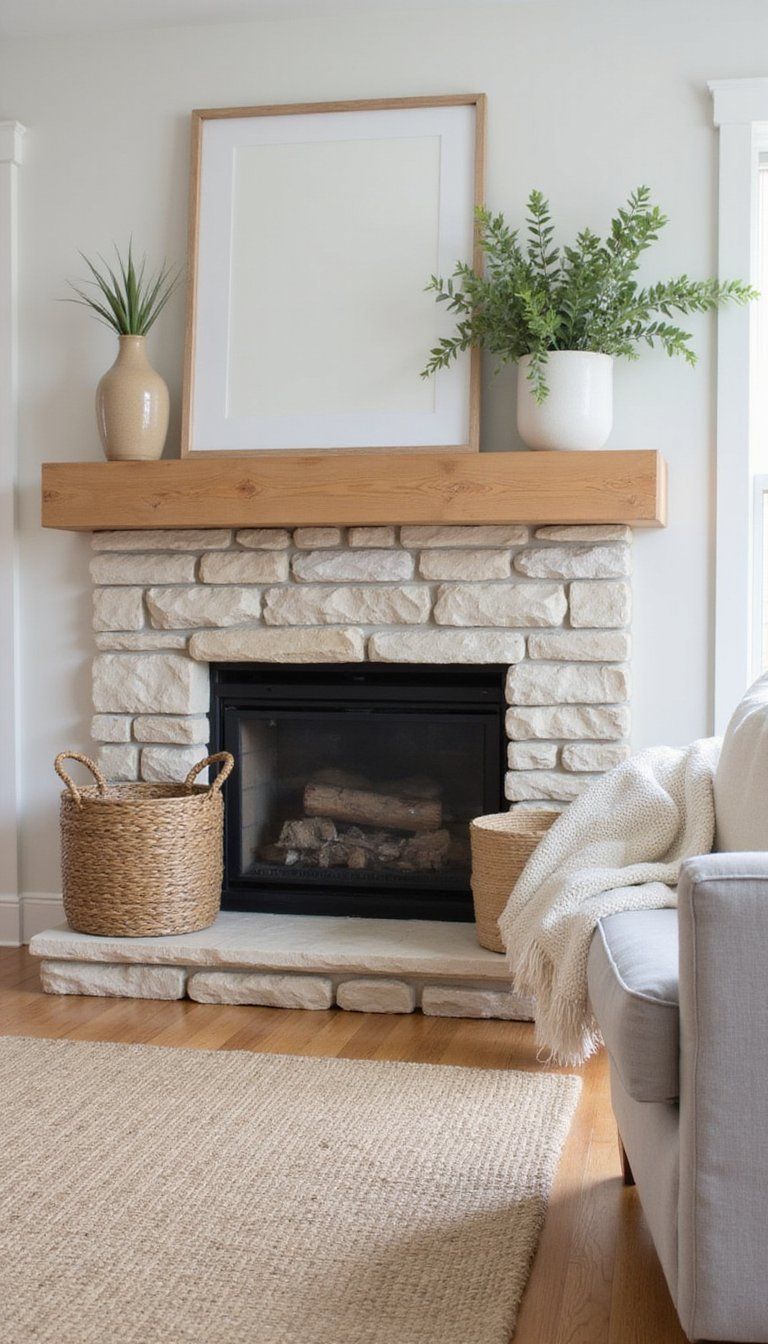 Layered Neutrals With Natural Wood Accents