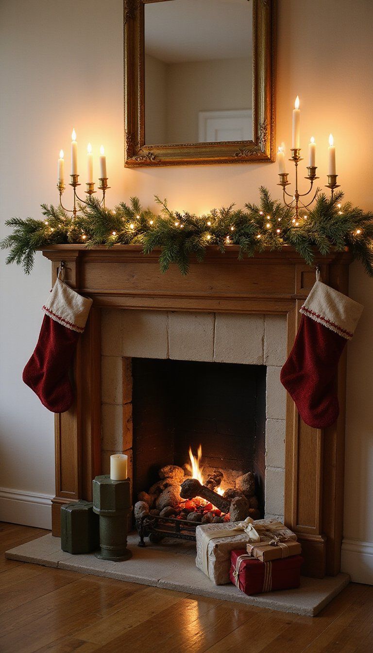 Holiday Cheer: Christmas Mantel Styling Ideas