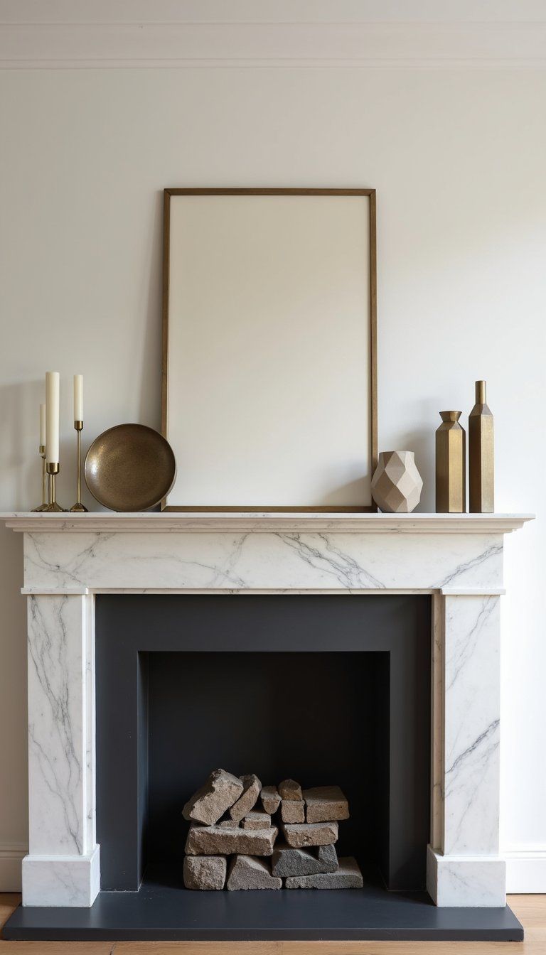 Modern Geometric Displays With Sculptural Objects