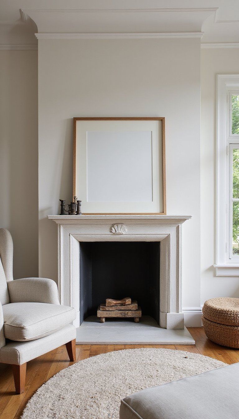 Fluted Fireplace Surround With Plaster Finish