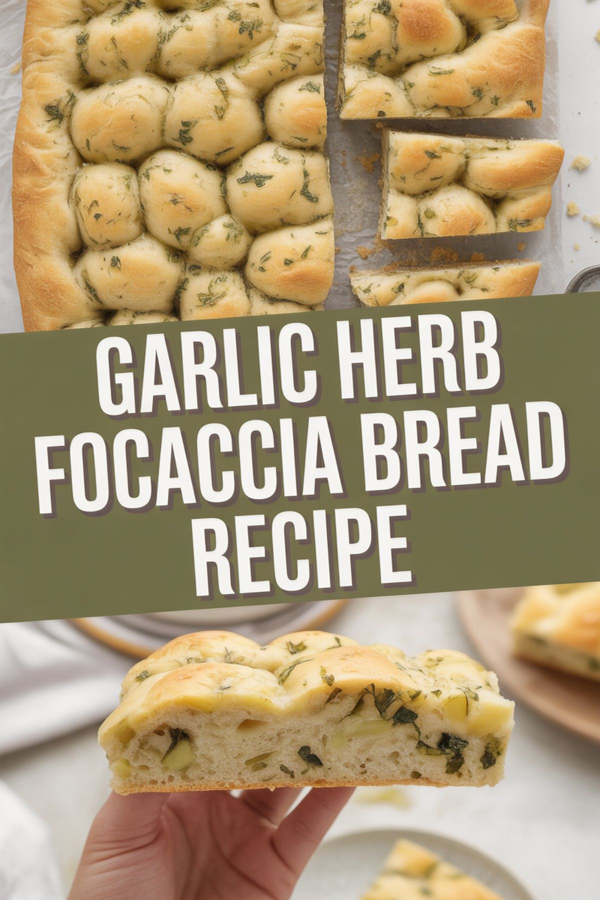 Garlic Herb Focaccia Bread Recipe recipe idea in stylish layout