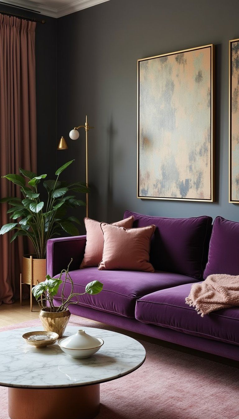 Jewel Tone Palette With Metallic Hints Everywhere