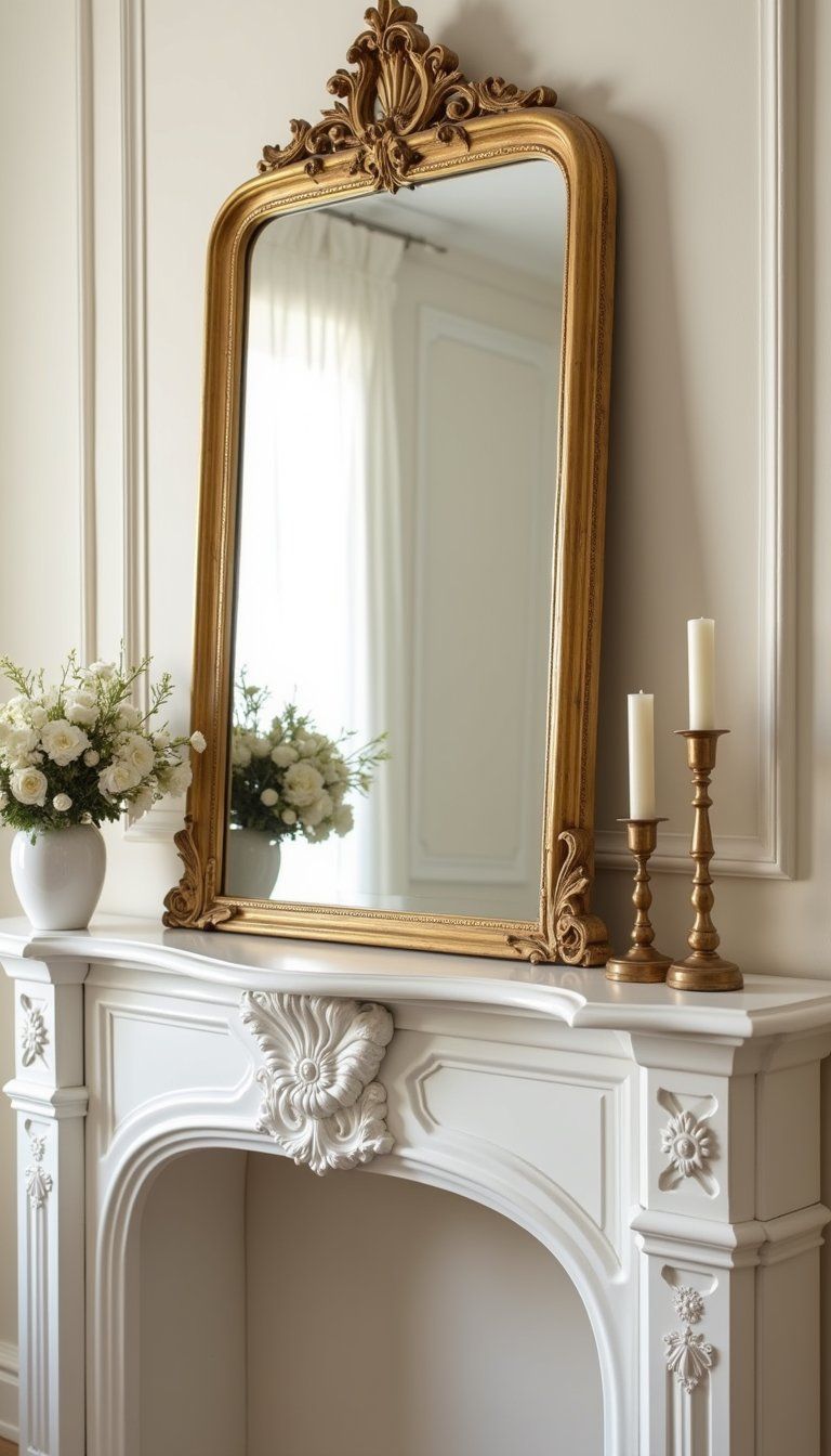 Antique Mirrors To Expand Light And Space
