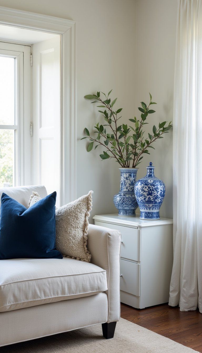 Chinoiserie Accents For Delicate Pattern Play