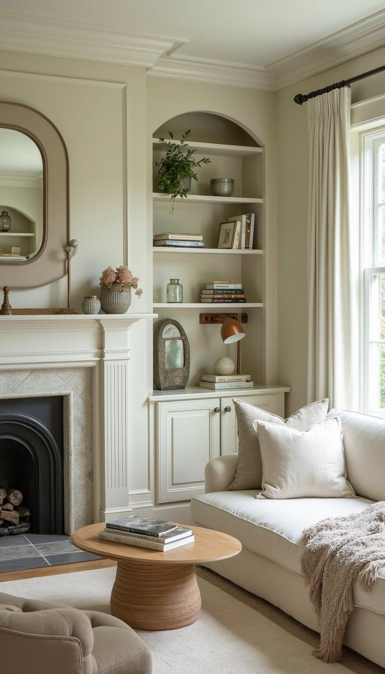 Painted Trim And Molding In Soft Hues