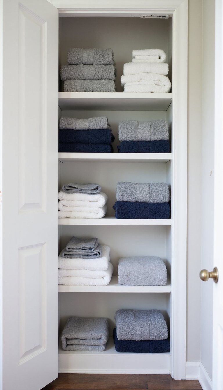 Color-Blocked Towels For Instant Visual Order