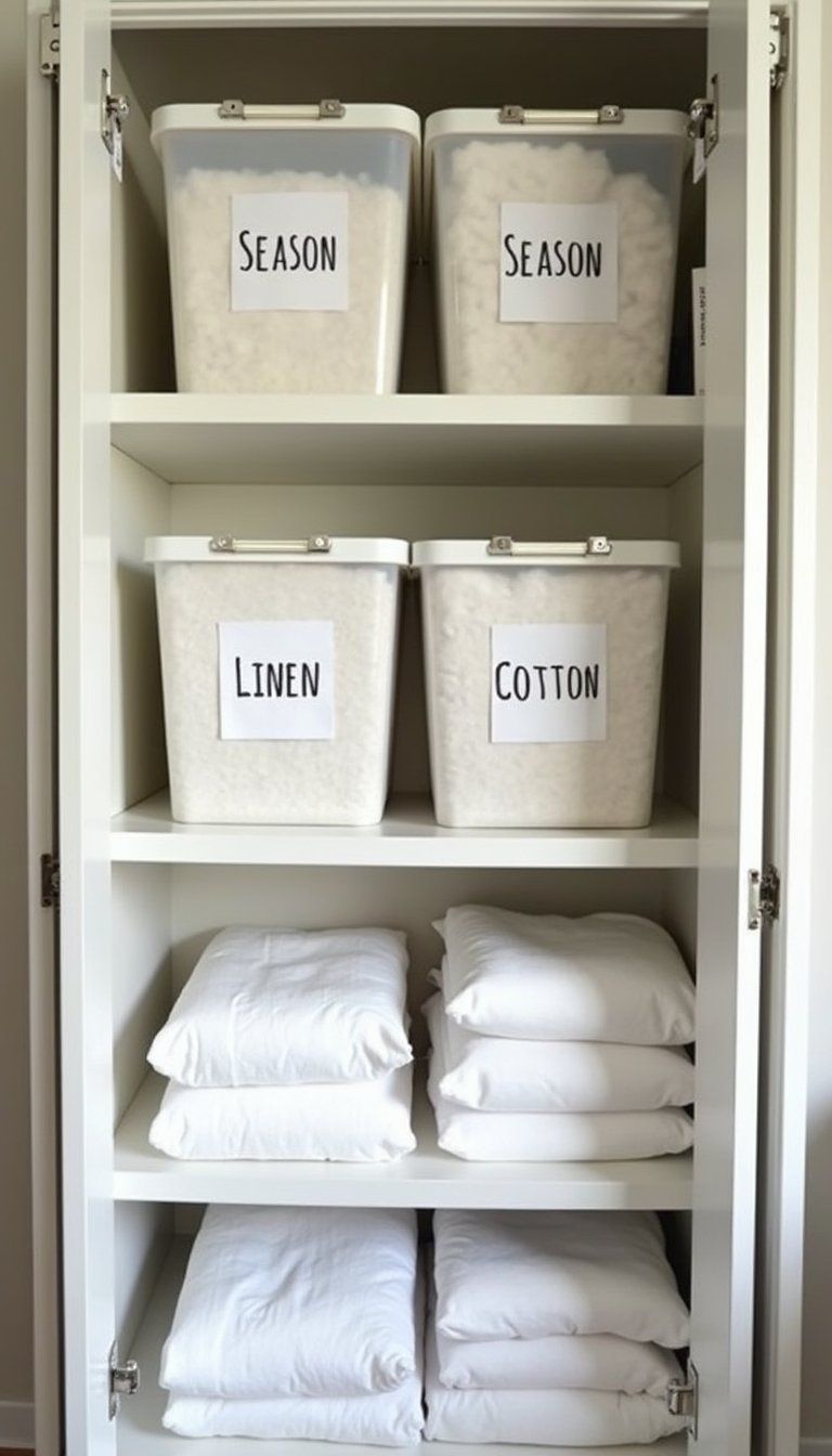 Seasonal Rotation System In Clear Storage