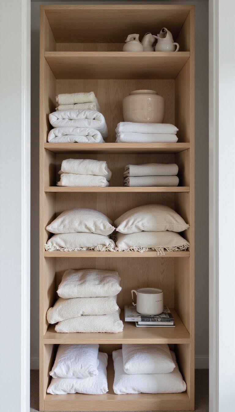 Use Vertical Space With Slim Shelving