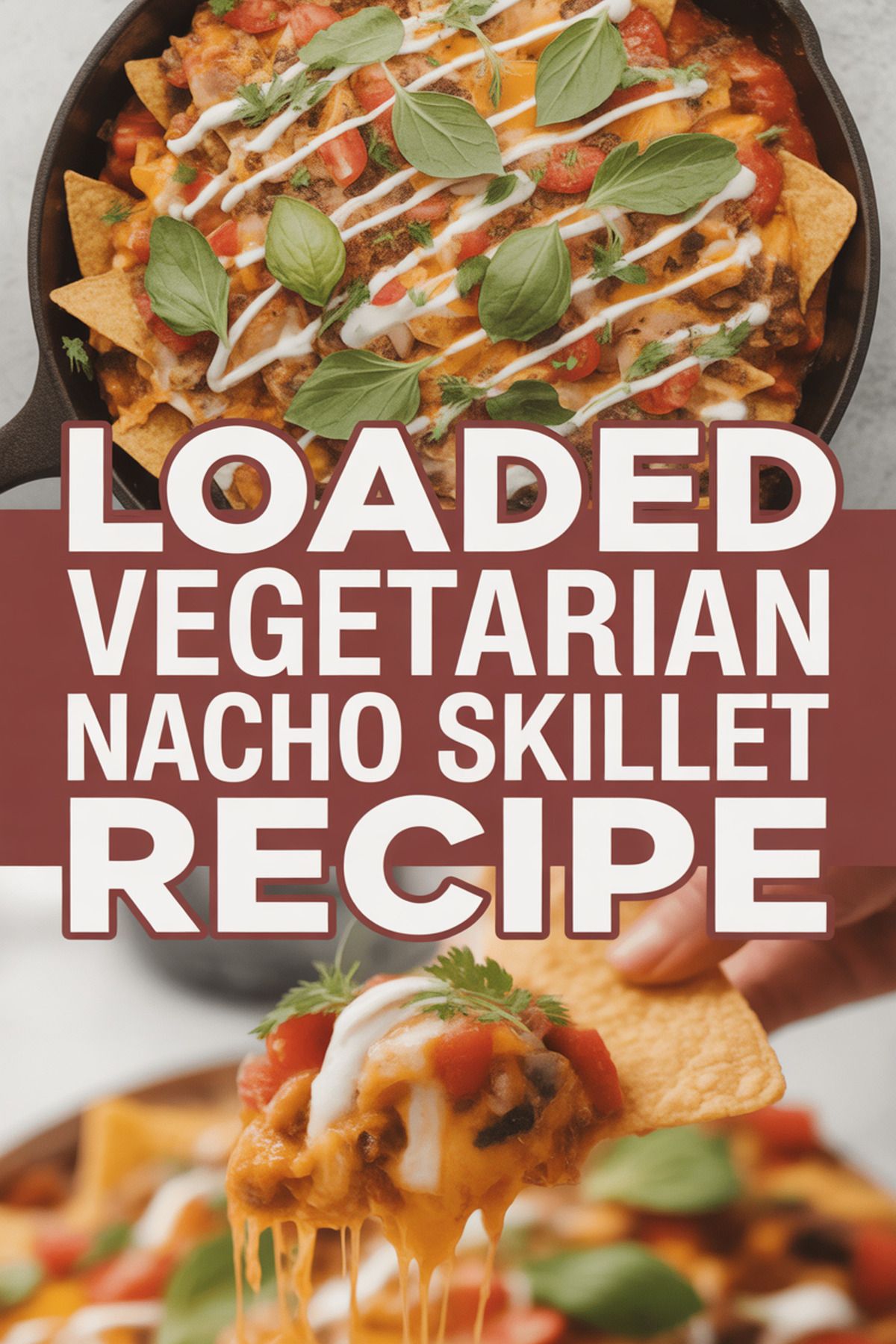 Loaded Vegetarian Nacho Skillet Recipe recipe idea in stylish layout