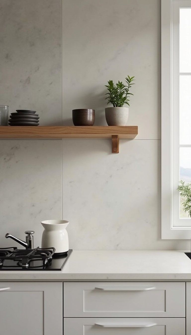 Cantilevered Floating Ledge With Hidden Brackets