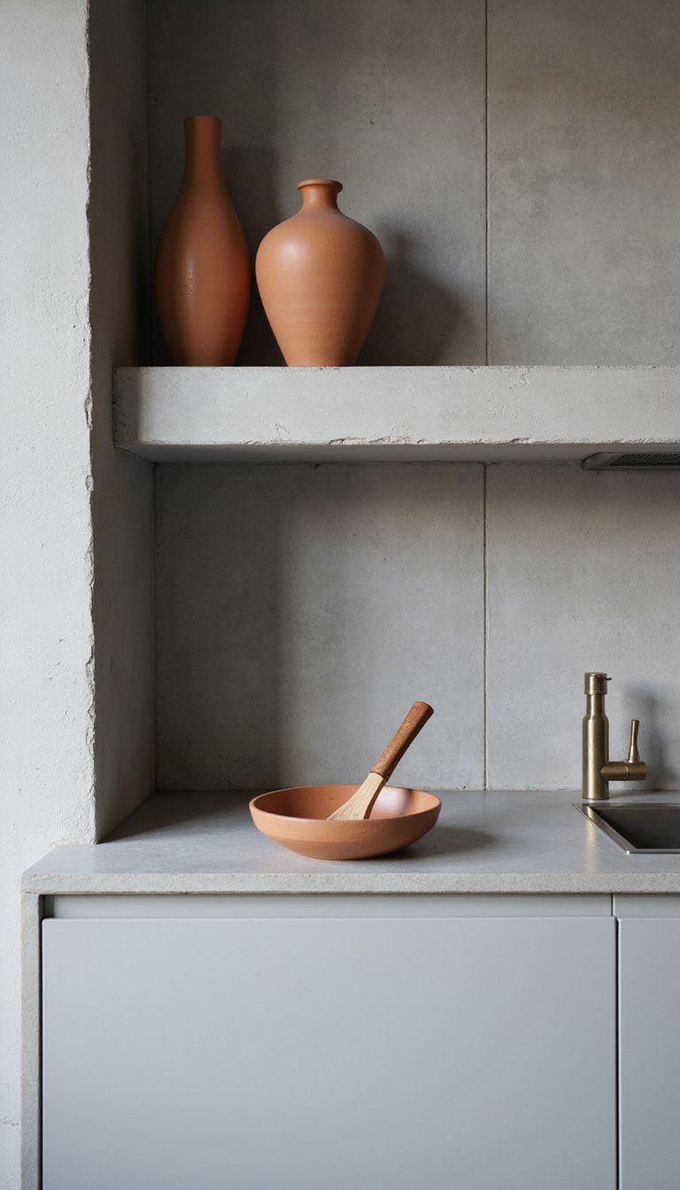 Concrete Ledge For Modern Industrial Backdrops