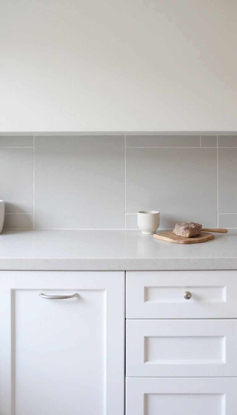 Minimal White Floating Ledge For Clean Display