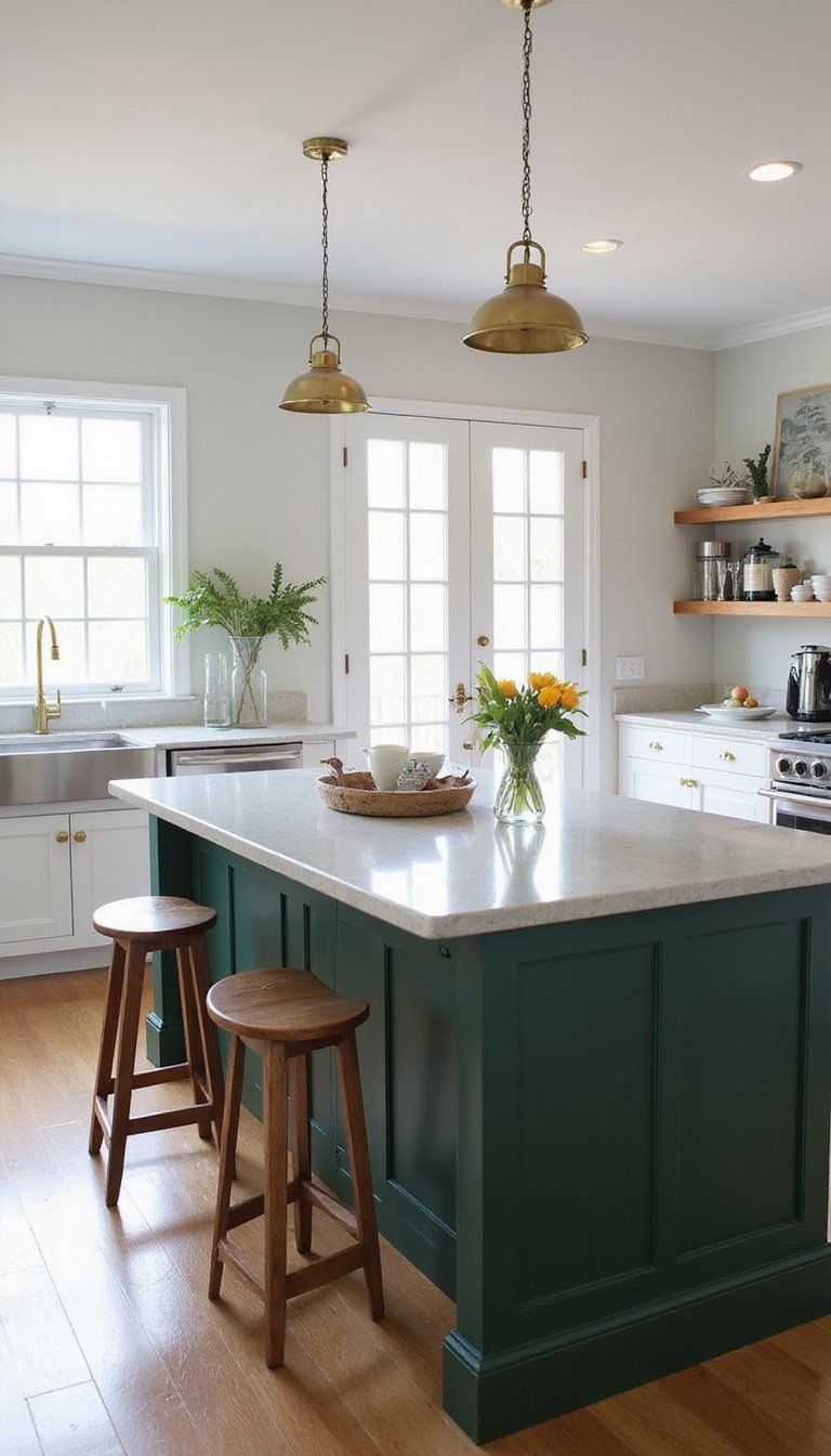 Kitchen Island Front With Board And Batten Panels
