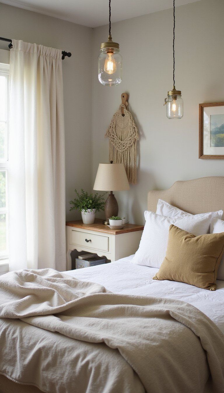 Mason Jar Pendant Lamps For Quaint Lighting Touches