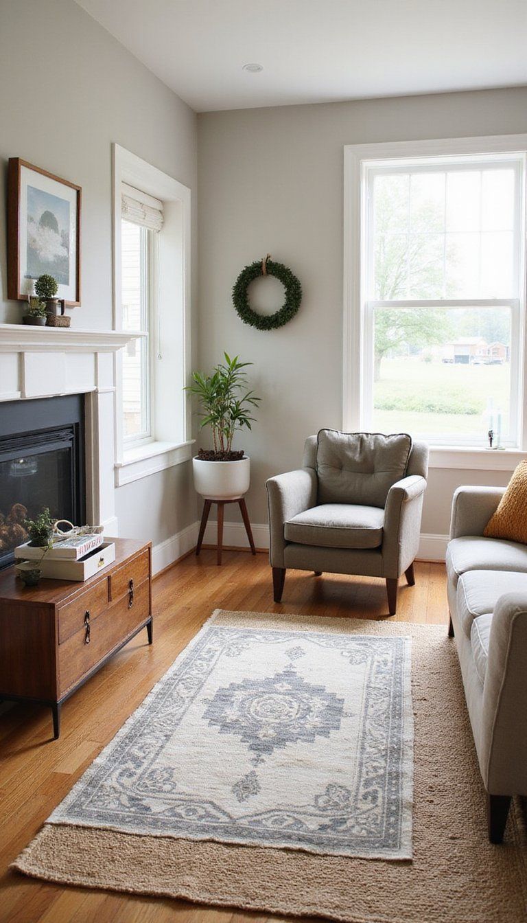 Layered Rugs For Texture And Zoning