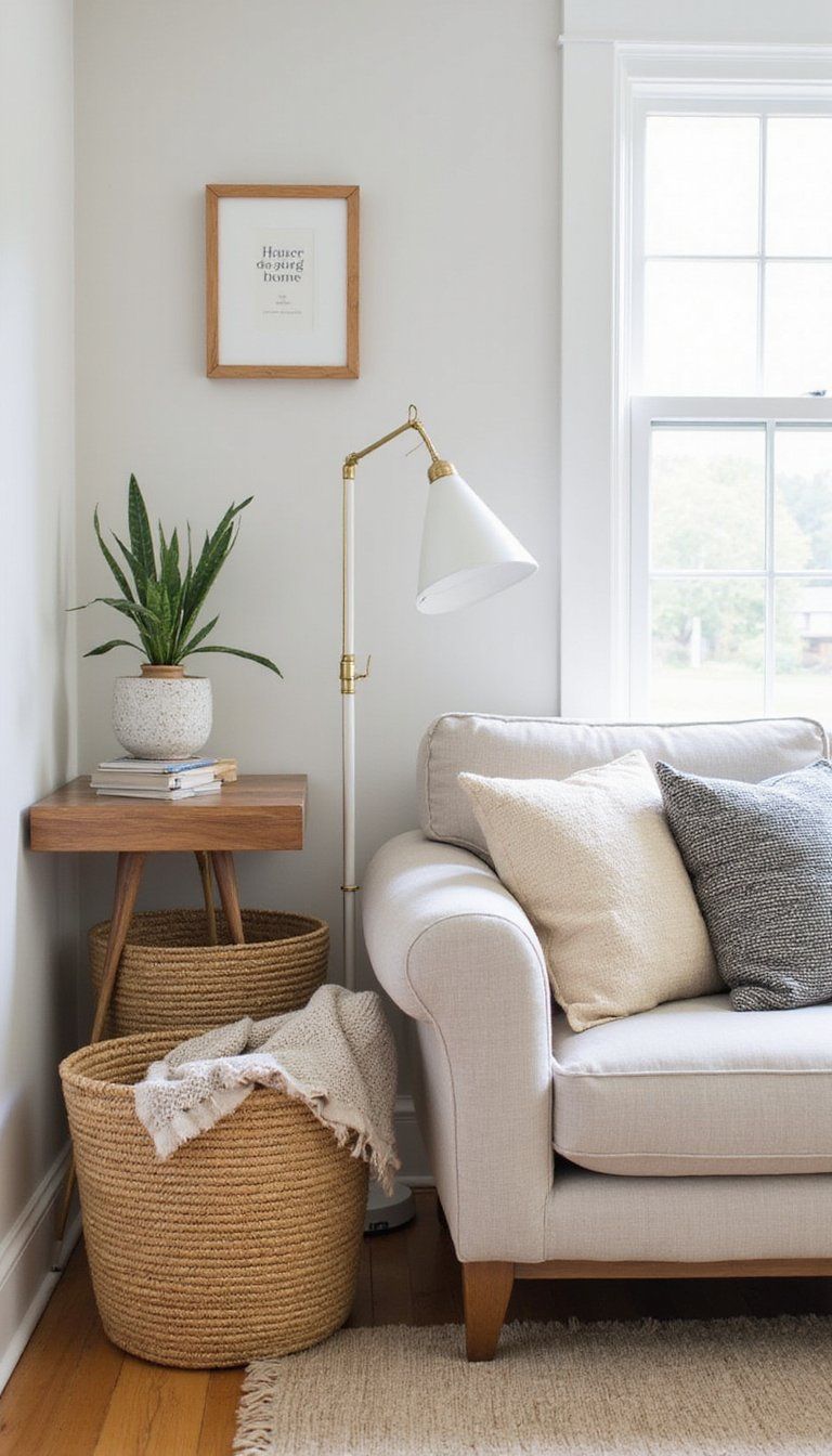 Woven Baskets For Stylish Hidden Storage